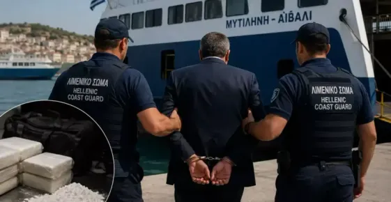 Турски корабособственик арестуван на остров Лесбос заради 2 тона кокаин
