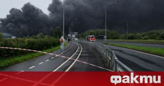 В неделя рано сутринта експлозия разтърси Киев след като Русия ...