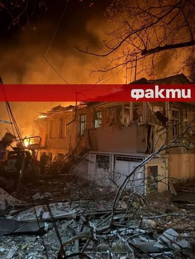 Одеса е подложена на масирана въздушна атака в града отекват ...