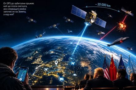 20 000 километра над теб и мен – новото бойно поле е в космоса