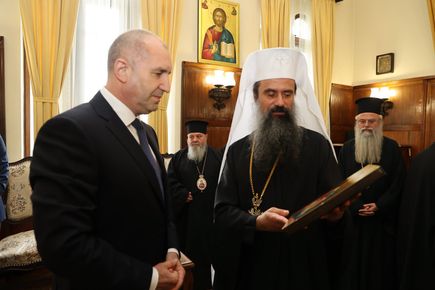 Патриарх Даниил и Светият Синод проведоха среща с премиера Румен Радев