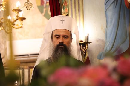 Цар Самуил се завръща сред своите, за да остане завинаги в България, каза патриарх Даниил в базиликата „Света София – Премъдрост Божия“