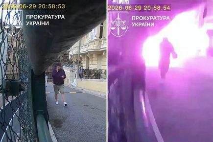 Смразяващо видео показва бомбено нападение в Монако, което почти уби украински олигарх, за който се твърди, че е пръснал краката на приятелка