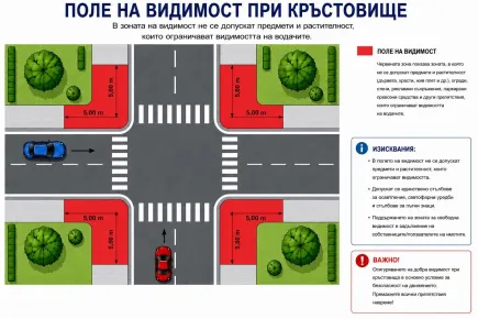Община Червен бряг приканва гражданите да разчистят прилежащите към имотите им тротоари на 5 метра от всяка страна на кръстовището