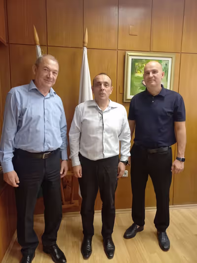 Работно посещение на областния управител Иван Петков в община Белене