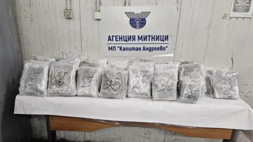 Митничари откриха над 47 кг марихуана в тайник на лек автомобил на Капитан Андреево