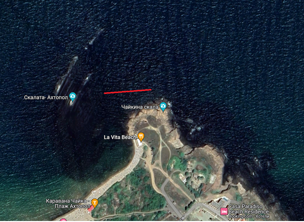 Туристи сигнализират за опасни рибарски даляни в морето край Ахтопол