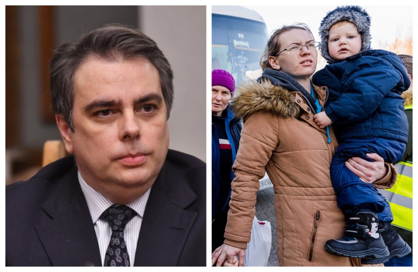 асен василев разкри пари дала държавата украинските бежанци 2023
