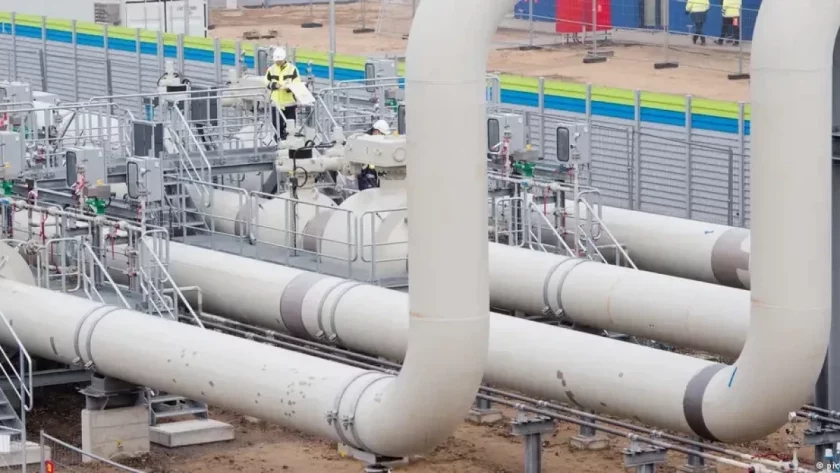делът вноса руския газ спаднал
