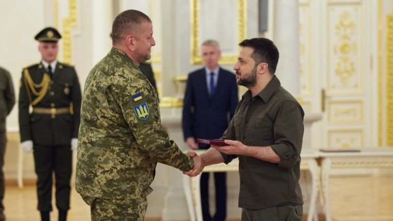 киев информира белия дом уволнението генерал валерий залужни