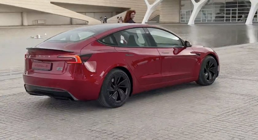видео разкри новия мощен седан tesla
