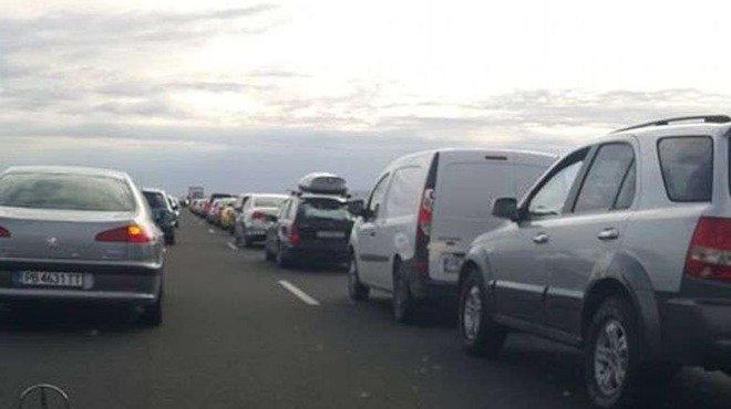задръстване тракия тапа посока пловдив