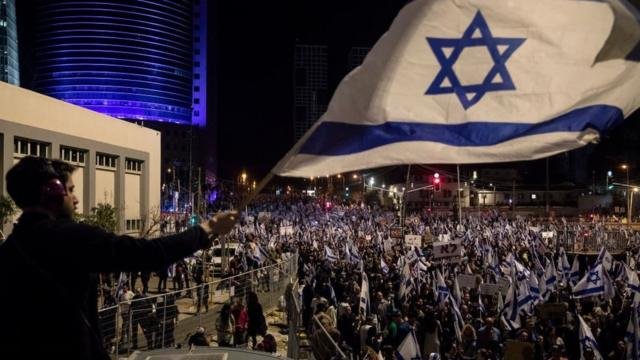 поредна вечер протести израел