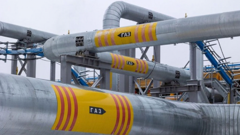 доставянето газ газпром европа украйна общо 424 млн кубически метра