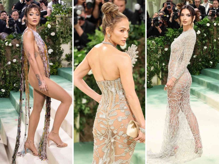 рита ора дженифър лопес показаха плът наградите met gala 2024