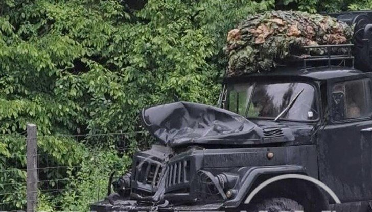 военен камион удари кола bdquoтракияrdquo
