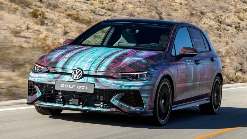 volskwagen изплю камъчето новия golf gti видео