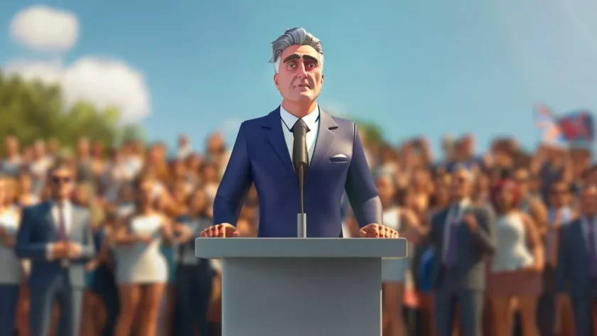 избори великобритания кандидат депутатът изкуствен интелект steve подготвя своите избиратели видео