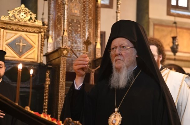 вселенският патриарх беше посрещнат катедрален храм великомъченица неделя