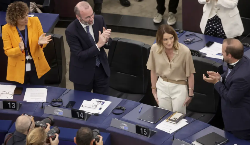 роберта мецола преизбрана председател европейския парламент