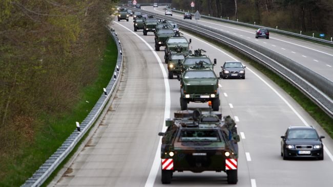 германия публикува военен план транзит 800 000 войници нато изток