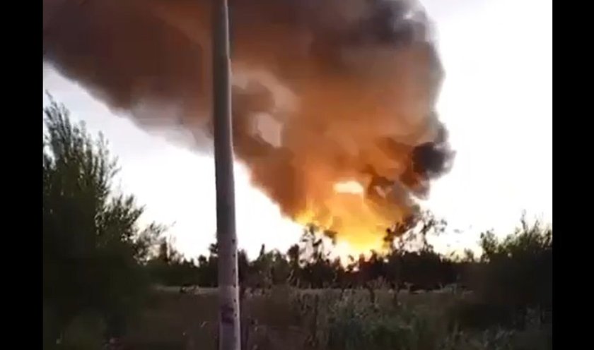 дронове подпалиха нефтена база ростовска област