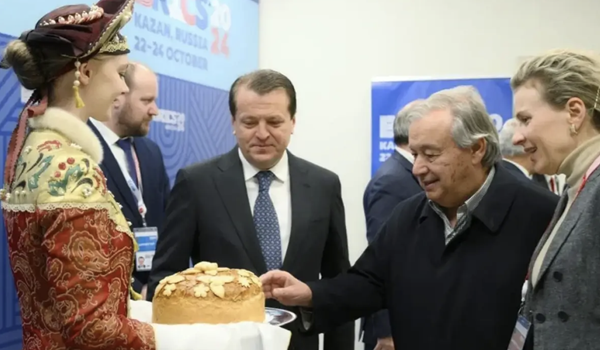 антониу гутериш пристигна казан срещата върха брикс