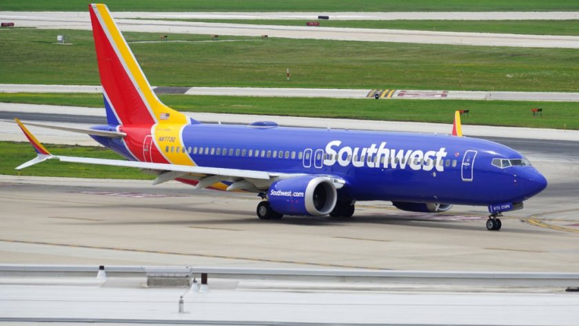 тексас стреляха излитащ самолет southwest airlines