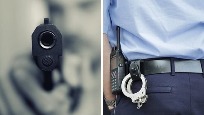 мотопедист стреля полицаи плевенско задържан психиатричен център