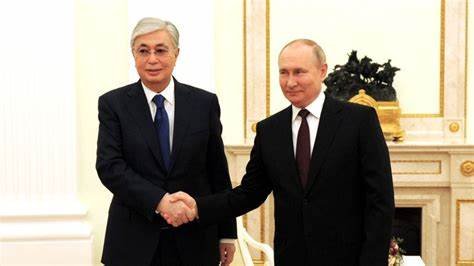 путин изпрати послание ръководителя казахстан токаев