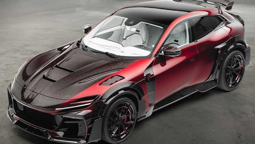 mansory tricolore ferrari purosangue срещне визуалната крайност