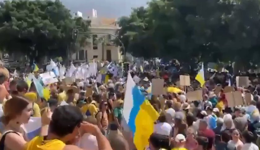канарските острови въстанаха туристите видео