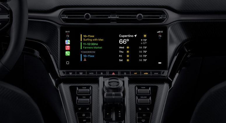 apple carplay ultra apple влиза ядрото автомобила