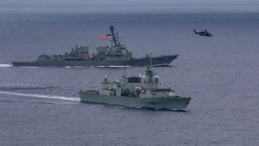 китай прогонихме американския разрушител bdquoхигинсldquo оспорвани води южнокитайско море