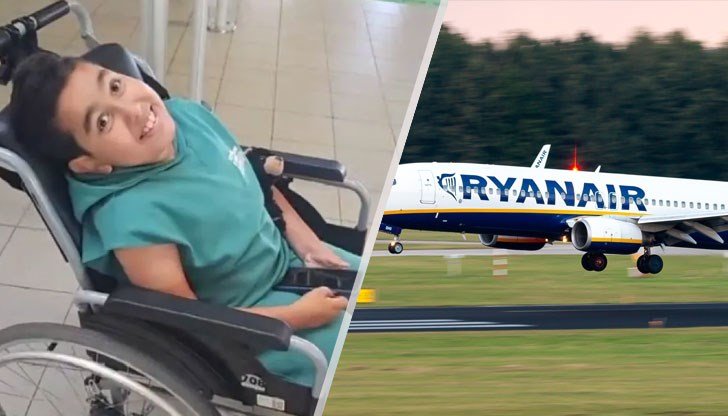 ryanair оправда отказа качи инвалидна количка борда ndash родители обвиниха авиокомпанията дискриминация