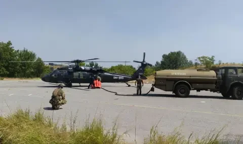 военни помагат гасенето пожара илинденци пирин