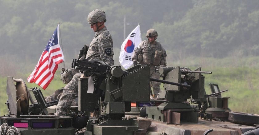 южна корея сащ започнаха мащабни военни учения bdquoулчи фрийдъм шийлдldquo