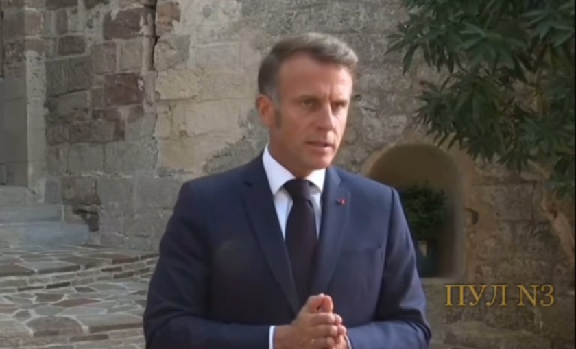 макрон русия предлага украйна мир капитулация видео