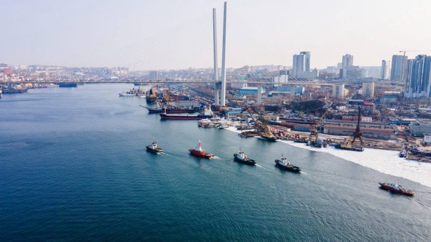 северният морски път светлината прожекторите