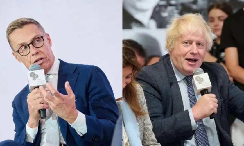 словесна схватка стуб борис джонсън киев