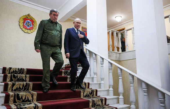 путин посети командния пункт руските въоръжени сили ростов дон