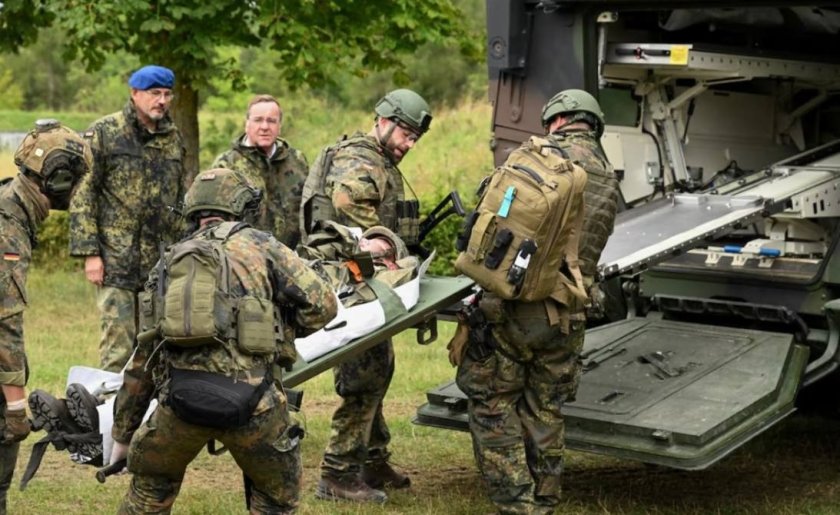 германия готви приема хиляда ранени военнослужещи ден случай конфликт русия