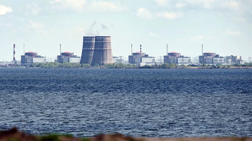 украйна съобщава повреден резервоар запорожката аец