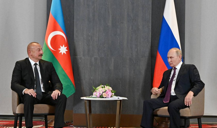 путин призна алиев руски ракети причинили катастрофата азербайджански пътнически самолет