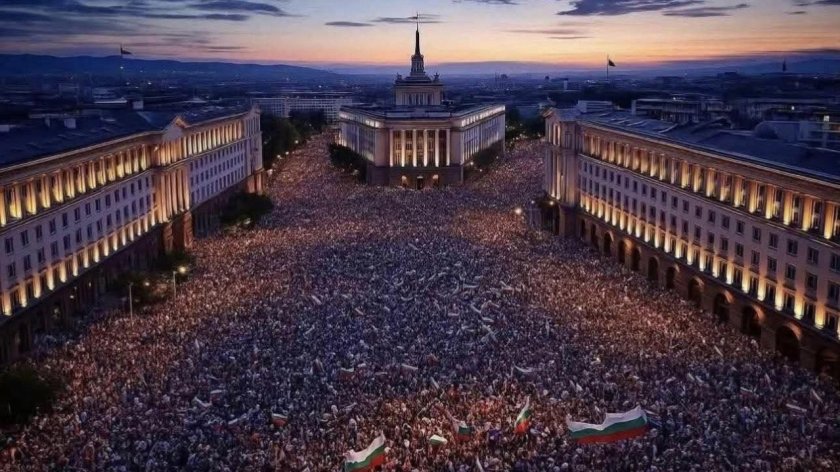 бюджет 2026 обсада протестиращи блокираха центъра софия видео