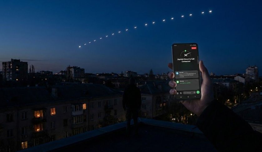 samsung starlink революция украйна сателитна връзка смартфони