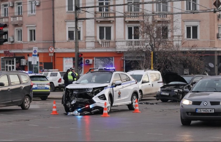 тежка катастрофа софия челен сблъсък участието автомобил столична община