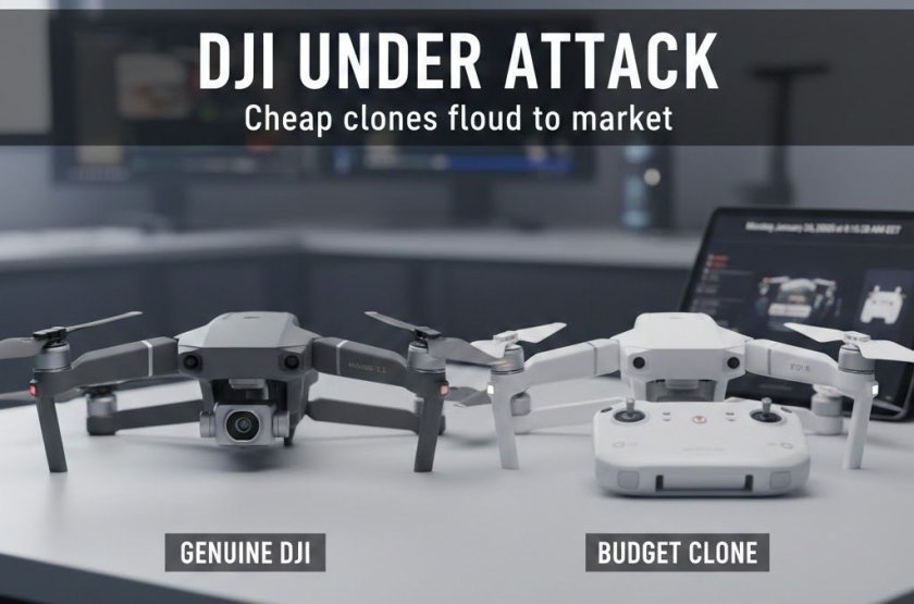 dji обстрел поява евтини копия популярните дронове