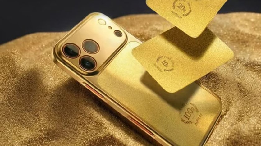 златен калъф 000 долара подарява iphone max