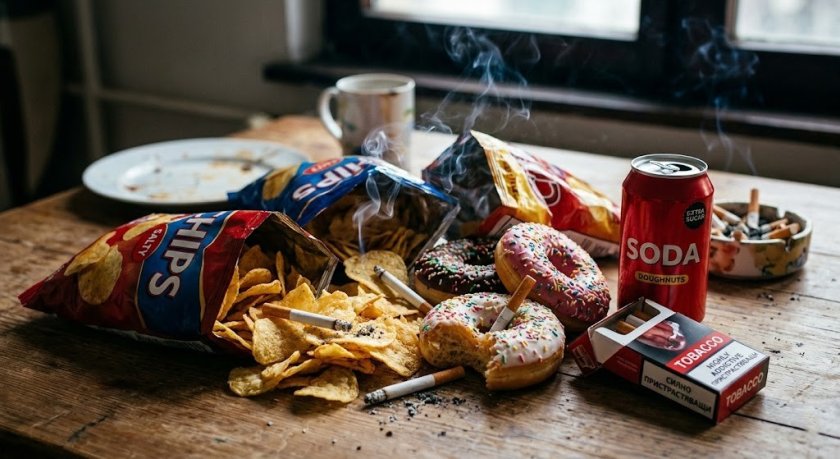 учени шокиращо разкритие чипсът сладкишите действат мозъка никотин